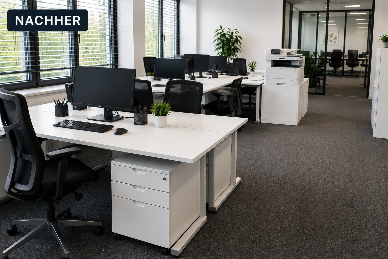 Büroreinigung danach