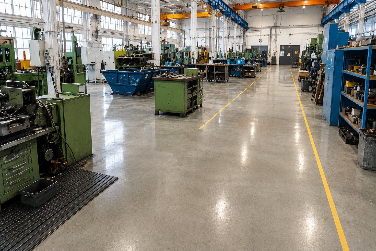 Industriehallenreinigung danach